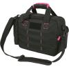Allen Company Dolores Women’s Compact Shooting Range Bag – Gun Storage Pouches for Handguns, Shooting Glasses, Gloves, Ear Protection, and Other Accessories – Black/Pink – 13″ x 4.5″