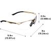 Allen Company Girls with Guns Afire Protective Shooting Safety Glasses, Clear Lenses, Anti-Scratch/Fog/UV Coated, ANSI Z87+ & CE Rated, Gold
