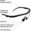 Allen Company Guardian Shooting Safety Glasses, Clear Lenses, ANSI Z87.1+ & CE Rated