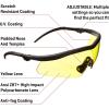 Allen Company Guardian Shooting Safety Glasses, Yellow Lenses, ANSI Z87.1+ & CE Rated