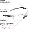 Allen Company Keen Shooting Safety Glasses – Eye Protection for Men and Women – Black and Gray – ANSI Z87.1+ and CE Rated – Clear Lenses/Yellow Lenses