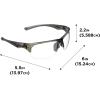 Allen Company Outlook Shooting Safety Glasses, Clear Lenses, ANSI Z87.1+ & CE Rated