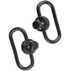 Allen Company Push Button QD Steel Gun Swivel, 1.25″ with Loop, Black