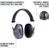 Allen Company Standard Lo-Profile Shooting Muff, Hearing Protection, Black, One Size