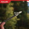 Allen Company Stryke Impact Fixed Blade Broadhead by Allen Company, 100-Grain, 3-Pack,Silver