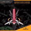 Allen Company Stryke Therm-X 2 Blade Expandable Broadhead, 100-Grain, 3-Pack, Red, One Size, (14676)