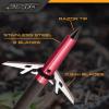 Allen Company Stryke Therm-X 2 Blade Expandable Broadhead, 100-Grain, 3-Pack, Red, One Size, (14676)