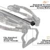 Allen Company Titan Crossbow Bolt De-Cocking Head, Standard Arrow Threads, Black