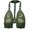 Allen Company Ultra-Light Gallatin Strap Pack Fishing Vest, Fits up to 4 Tackle/Fly Boxes, 14 Accessory Pockets(Gray)