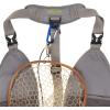 Allen Company Ultra-Light Gallatin Strap Pack Fishing Vest, Fits up to 4 Tackle/Fly Boxes, 14 Accessory Pockets(Gray/Lime)