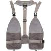 Allen Company Ultra-Light Gallatin Strap Pack Fishing Vest, Fits up to 4 Tackle/Fly Boxes, 14 Accessory Pockets(Gray/Lime)