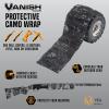 Allen Company Vanish Camo Rifle Wrap – Protective Shotgun Hunting Gun Skin – Reusable and Washable – 2IN by 15FT(Veil Digi Squall)