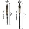 Bullet BakTrak 2-Point Rifle and Shotgun Sling – Rubber Grip with Swivels – Ideal for Hunting and Shooting – Gun Strap(Black/Clay)