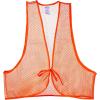 Allen Company Adult Blaze Orange Mesh Hunting Vest with a Front-Tie Closure – High-Visibility Saftey Gear for Men and Women – Fits over Clothes and Jacket – One size