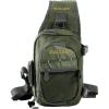 Allen Company Cedar Creek Fly Fishing Sling Pack – Fits up to 4 Tackle/Fly Boxes and Other Accessories – Gray/Lime and Olive Green