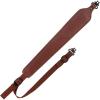 Allen Company Deer Head Padded Leather Rifle Sling with Swivels, Brown
