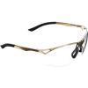 Allen Company Girls with Guns Afire Protective Shooting Safety Glasses, Clear Lenses, Anti-Scratch/Fog/UV Coated, ANSI Z87+ & CE Rated, Gold