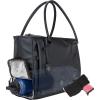 Allen Company Girls with Guns ‘Casual Cosmic’ Concealed Carry Purse w/Large Insulated Thermal Pocket, PU Leather, Black
