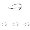 Allen Company Keen Shooting Safety Glasses – Eye Protection for Men and Women – Black and Gray – ANSI Z87.1+ and CE Rated – Clear Lenses/Yellow Lenses
