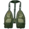 Allen Company Ultra-Light Gallatin Strap Pack Fishing Vest, Fits up to 4 Tackle/Fly Boxes, 14 Accessory Pockets(Gray)