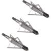 Allen Company Velox CX Terminus 3 Blade Crossbow Broadhead by Allen Company, 100 Grain, Metal(125 Grain)