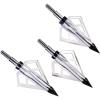 Allen Company Velox Optimus 3-Blade Broadheads – Archery Bow and Crossbow Broadheads – Compound Bow Accessories – 125 or 100 Grain – 3 Pack