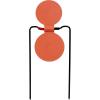 EZ-Aim™ Shooting Gallery Self-Healing Spinner Target, Gong Target by Allen®, 12-14 Inches Tall, Shooting Targets, Gun – Rifle – Pistol – Airsoft – BB Gun – Air Rifle, Orange(Holey Spinner Target)