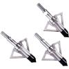 Velox Stainless Steel Broadhead – 100 Grain, 1.125 inches Cutting Diameter (3-Pack)(100 Gra”)