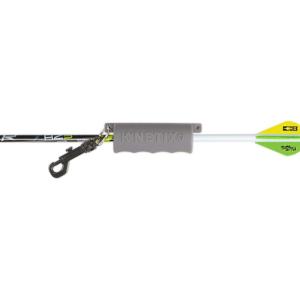 Allen Company Molded Rubber Arrow Puller and Crossbow Bolt Puller with Belt Clip(Gray)
