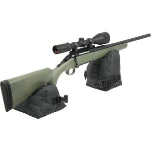 Allen Company Outdoor Rifle Rest – Target Sports Bench Rest Front & Rear Sand Bag Stand Holders for Gun & Rifle Shooting & Hunting(Gray)