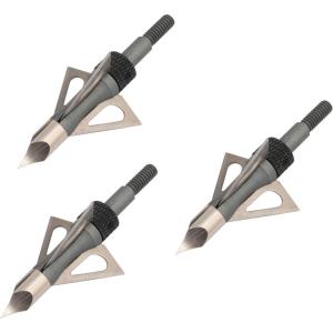 Allen Company Stryke Impact Fixed Blade Broadhead by Allen Company, 100-Grain, 3-Pack,Silver