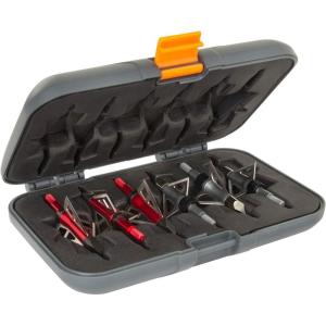 Allen Company Titan Broadhead Box & Caddy – Holds 6 Broadheads with Closed Width Up to 1-3/8″ – Outdoor Storage for Bow, Compound Bow, Crossbow Accessories – Gray/Orange(Gray/Orange)