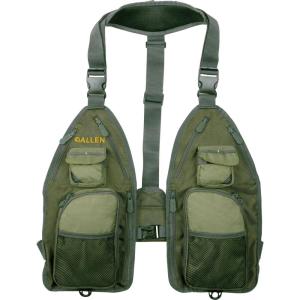 Allen Company Ultra-Light Gallatin Strap Pack Fishing Vest, Fits up to 4 Tackle/Fly Boxes, 14 Accessory Pockets(Gray)