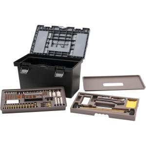 Allen Company Universal Gun Cleaning Kit and Tool Box – Rifle, Shotgun, and Handgun Cleaner – 65-Piece – Firearm Accessories for Men and Women – Care and Maintenance – Black