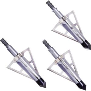 Allen Company Velox CX Terminus 3 Blade Crossbow Broadhead by Allen Company, 100 Grain, Metal(100 Grains)
