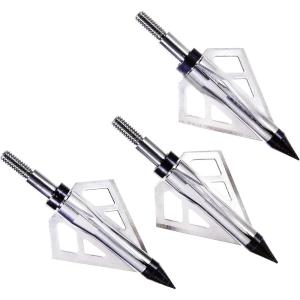 Allen Company Velox Optimus 3-Blade Broadheads – Archery Bow and Crossbow Broadheads – Compound Bow Accessories – 125 or 100 Grain – 3 Pack