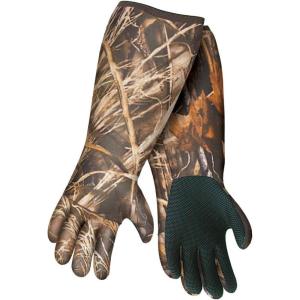 Allen Company Waterproof Decoy Gloves – 18″ Long Neoprene Hunting Gloves for Duck and Waterfowl – Grip Palm – Realtree Max-5 Camo – One Size
