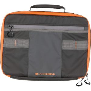 Reservoir Attache Pistol Case by Allen, 14 inch, with WaterShield Technology, Waterproof Fabric and Zippers, Holds 2 Oversized Pistols with Optics and Magazines, 2 Zippered Pockets, Gray