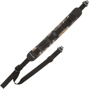 Yukon Rifle Sling by Allen Company – Neoprene Pad with Non-Slip Back – Holds 4 Rifle Cartridges – Quick-Adjust Buckle – Swivels Tested to 300 lbs. – Hunting Gun Sling – Mossy Oak Break-Up Country