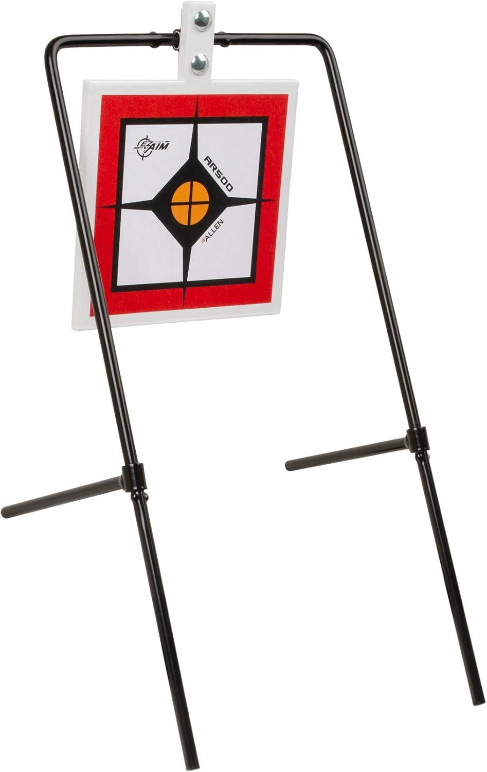image:imageAllen Company EZAim Hardrock AR500 Shooting Round and Square Metal Spinner Targets5 Target Spinner