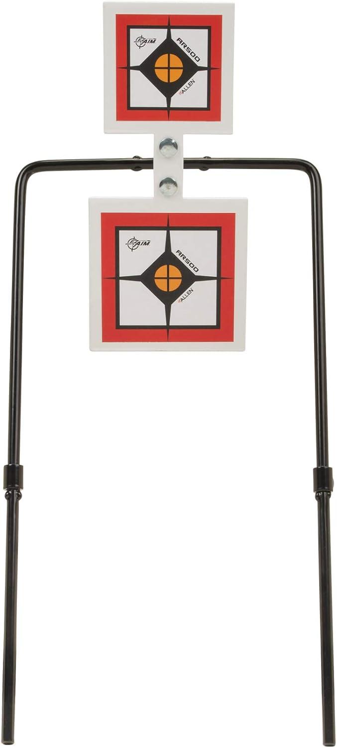 image:imageAllen Company EZAim Hardrock AR500 Shooting Round and Square Metal Spinner TargetsMedium Square