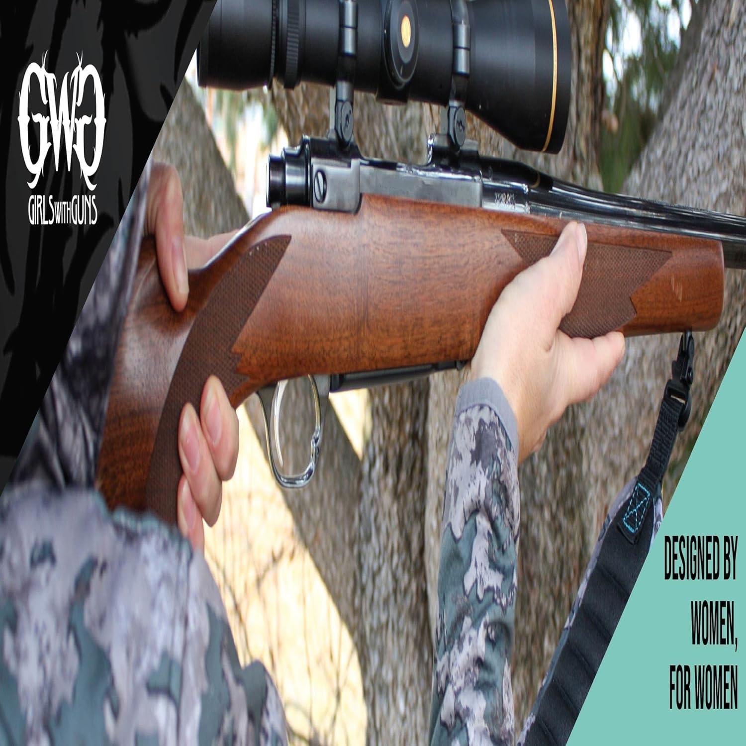 image:imageAllen Company Girls with Guns Midnight Lockable Rifle Case 46 L ScopedNonScoped Rifles BlackShade Blackout Camo