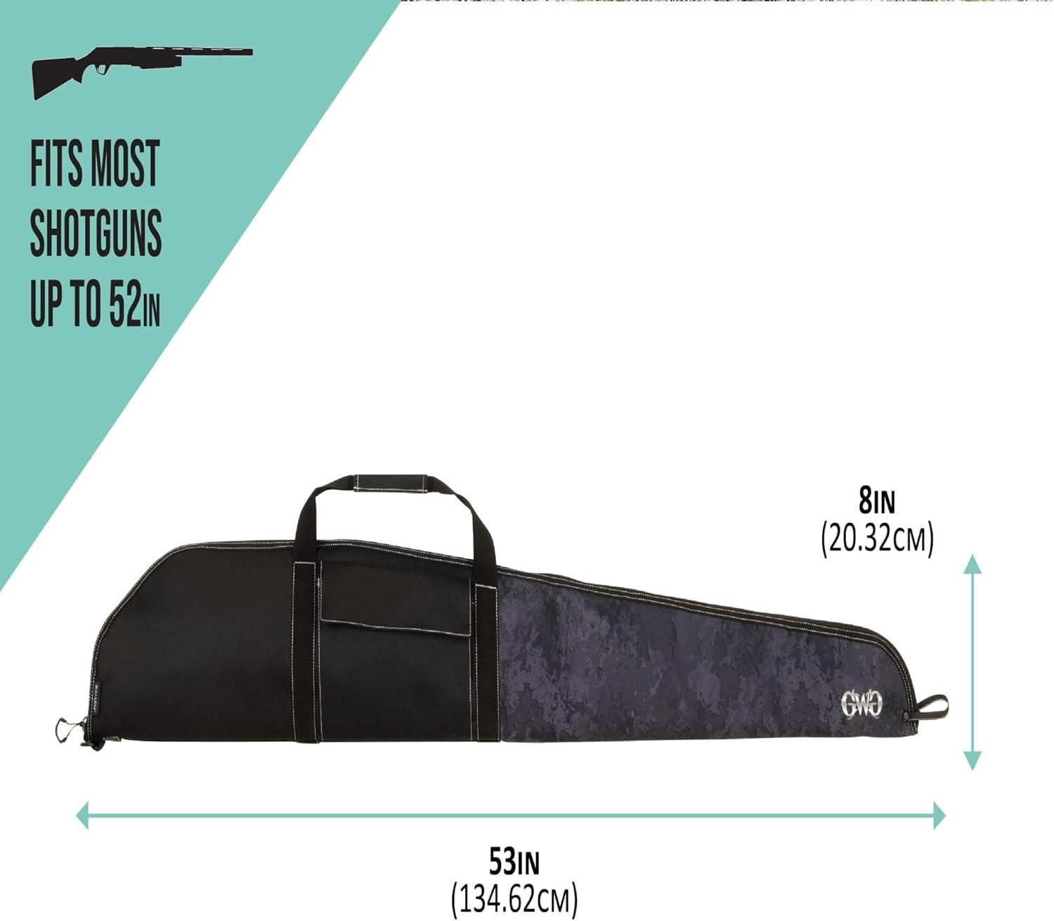image:imageAllen Company Girls with Guns Midnight Lockable Shotgun Case 52 L Shotguns BlackShade Blackout Camo