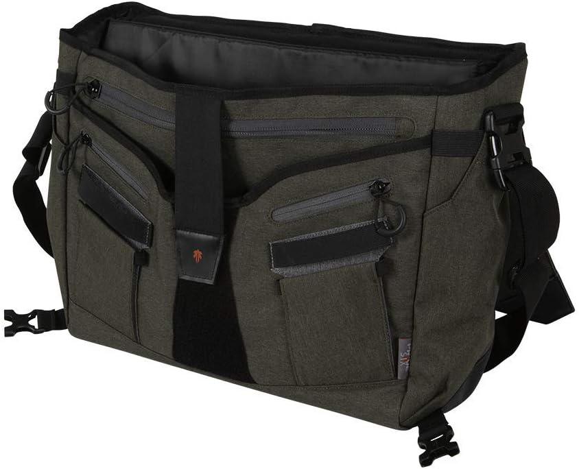 image:imageAllen Company Pride6 Base Tactical Messenger Bag Courier Bag Shoulder Bag with Laptop and Conceal Carry Pocket Internal Pockets Tightening System GreenBlack