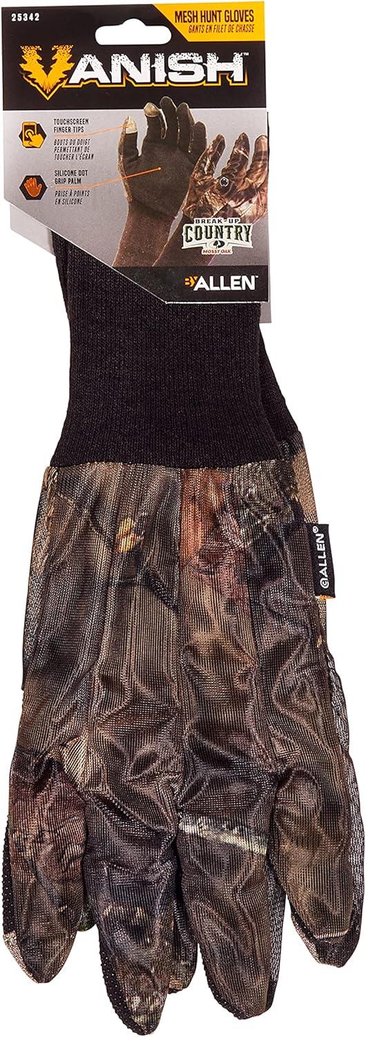 image:imageAllen Company Vanish Camo Mesh Hunting Gloves by Allen Mossy Oak BeakUp Country