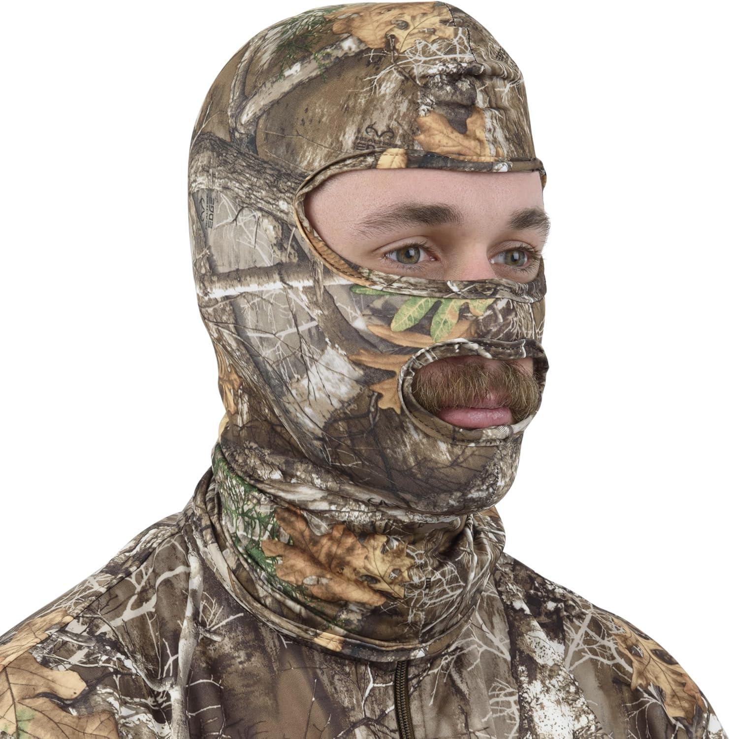 image:imageAllen Company Vanish Stretch Fit Camouflage Balaclava Camo Hunting Face CoverRealtree Edge
