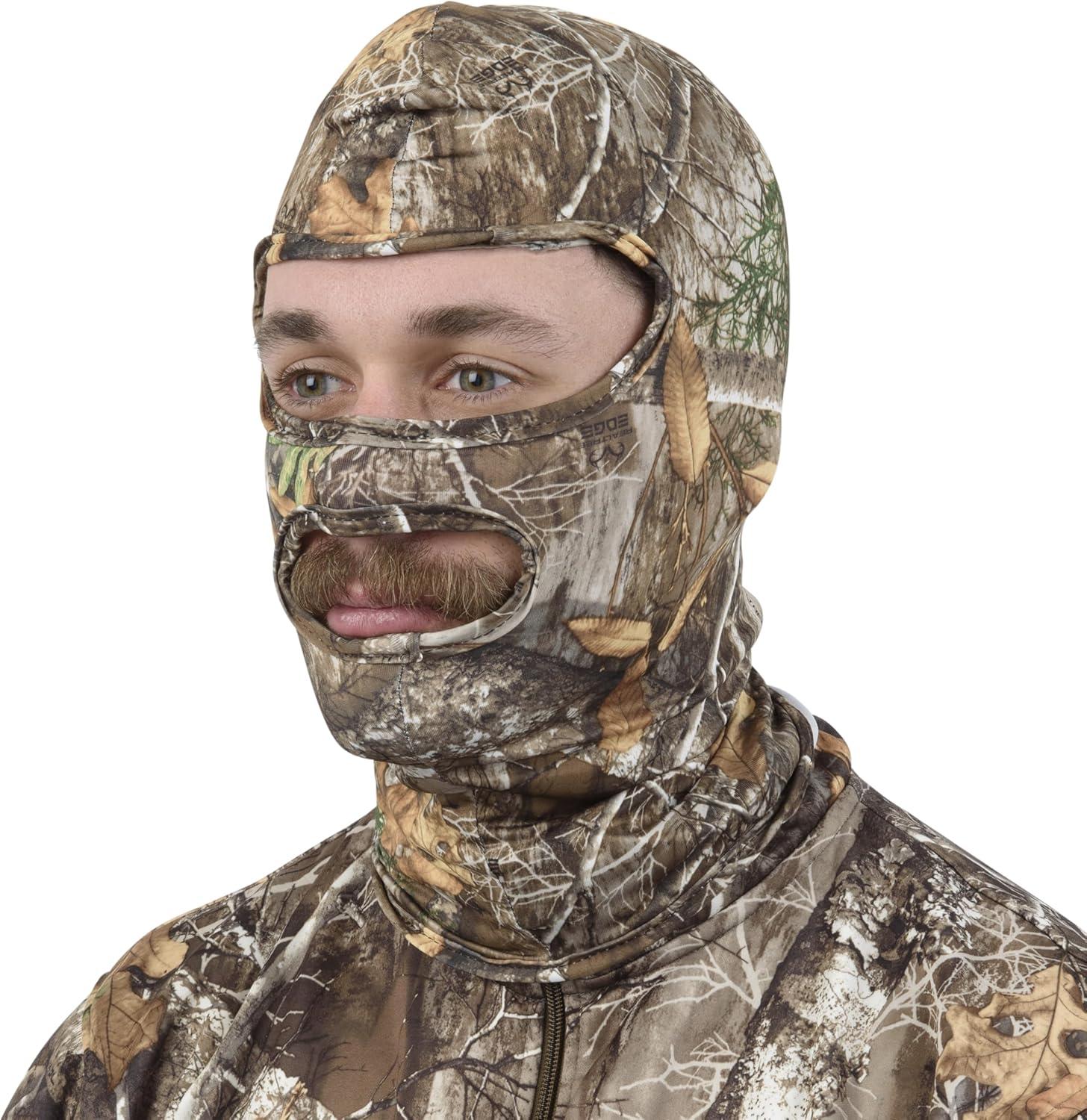 image:imageAllen Company Vanish Stretch Fit Camouflage Balaclava Camo Hunting Face CoverRealtree Edge
