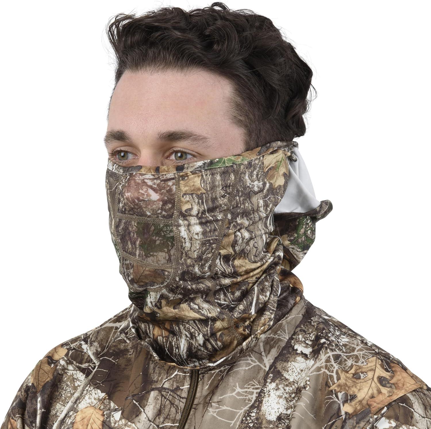 image:imageAllen Company Vanish Stretch Fit Camouflage Balaclava Camo Hunting Face CoverRealtree Edge