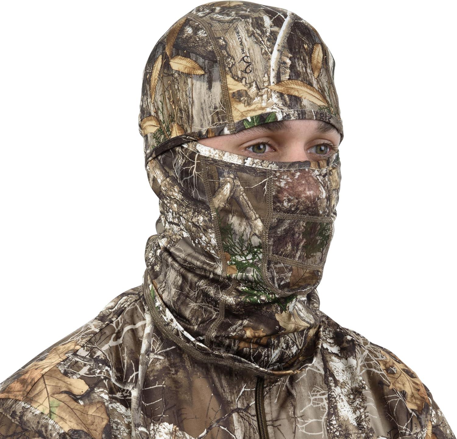 image:imageAllen Company Vanish Stretch Fit Camouflage Balaclava Camo Hunting Face CoverRealtree Edge
