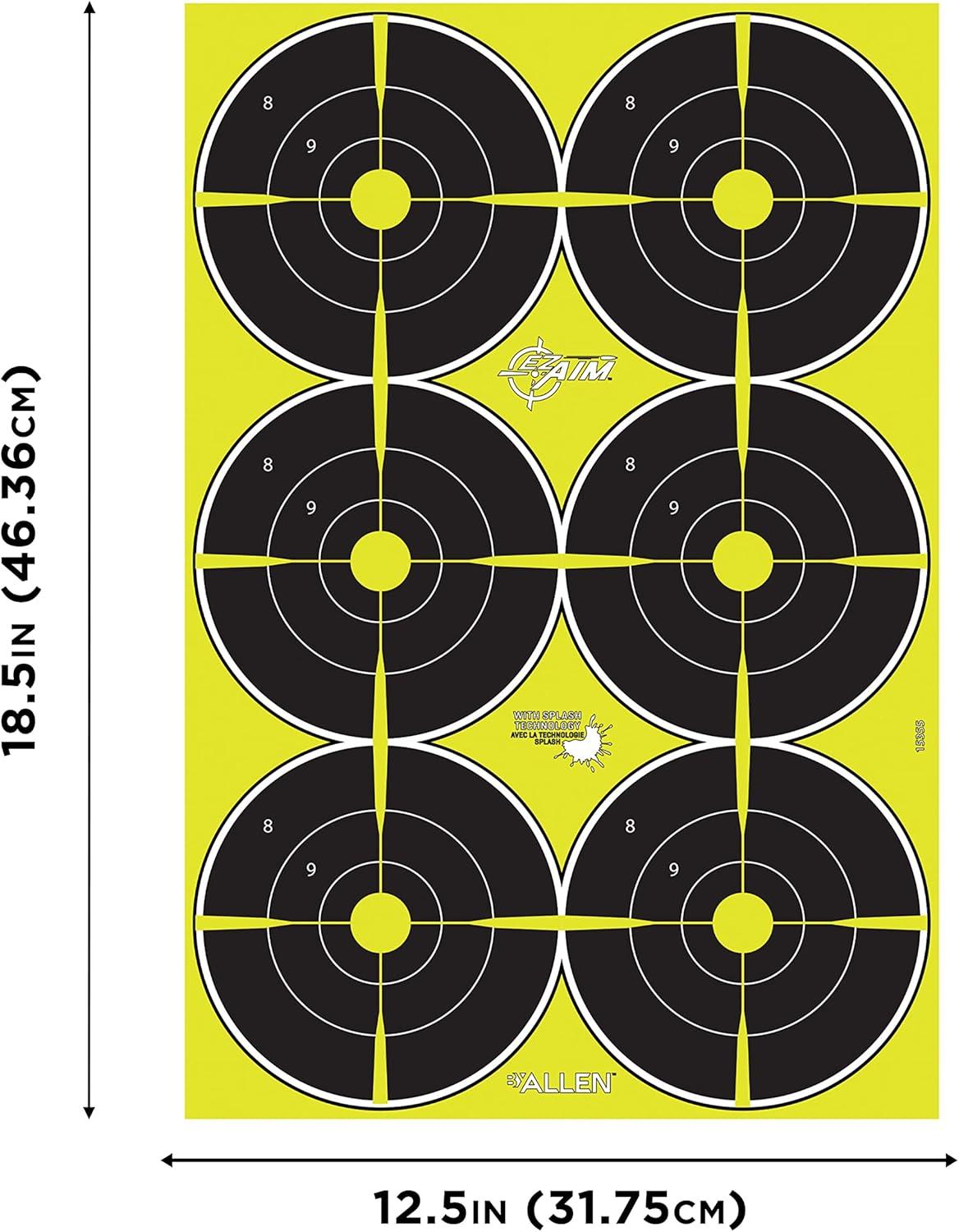 image:imageAllen NonAdhesive Paper Splash Shooting Targets8Pack